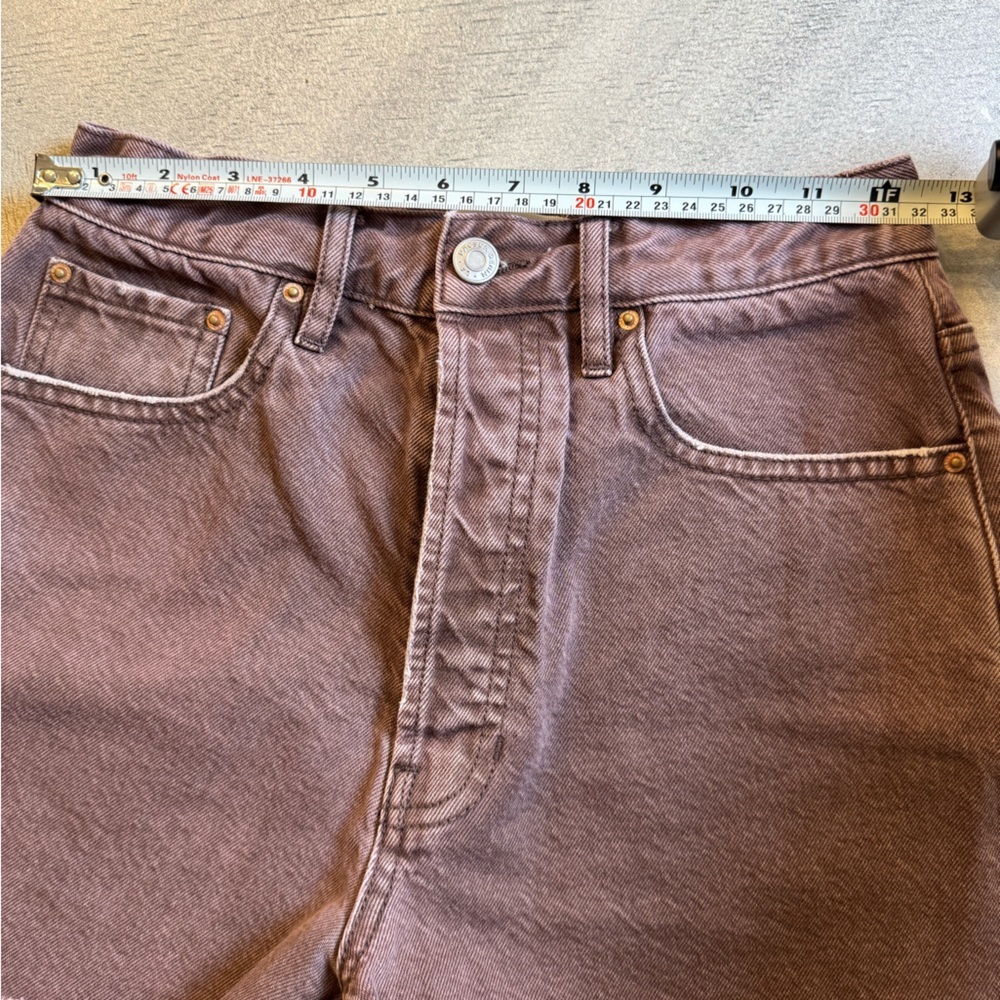 PacSun Ultra High Rise Vintage Women's Shorts - Brown - Picture 5 of 6